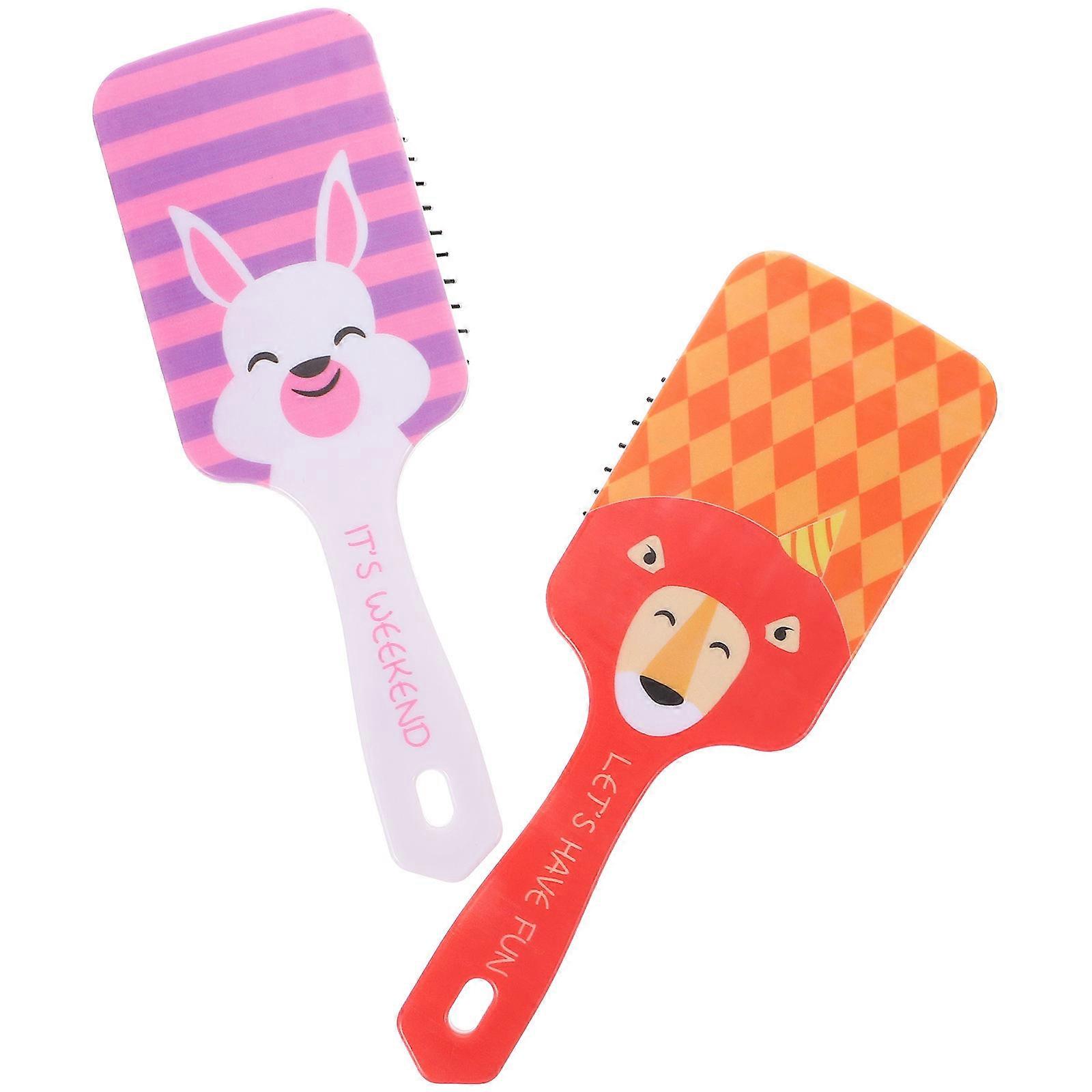Scalp Massage Combs Air Bag Comb Prevent Hair Restlessness Relieve Fatigue Assorted Color 21 4x7 1cm 2Pcs