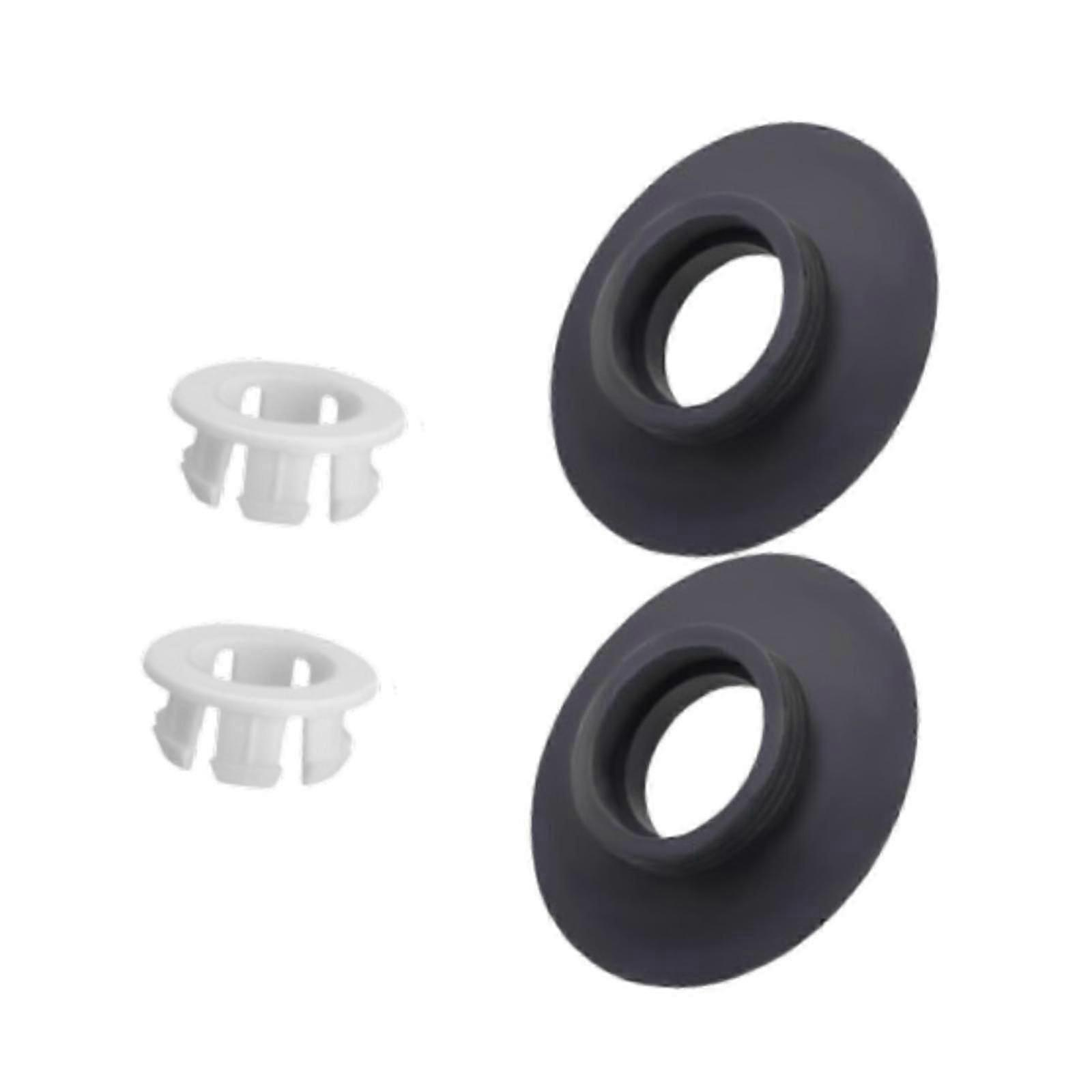 2 Set Flush Valve Washer & Clip Diaphragm for Ideal Standard Sv89067 Sv92667 Clear