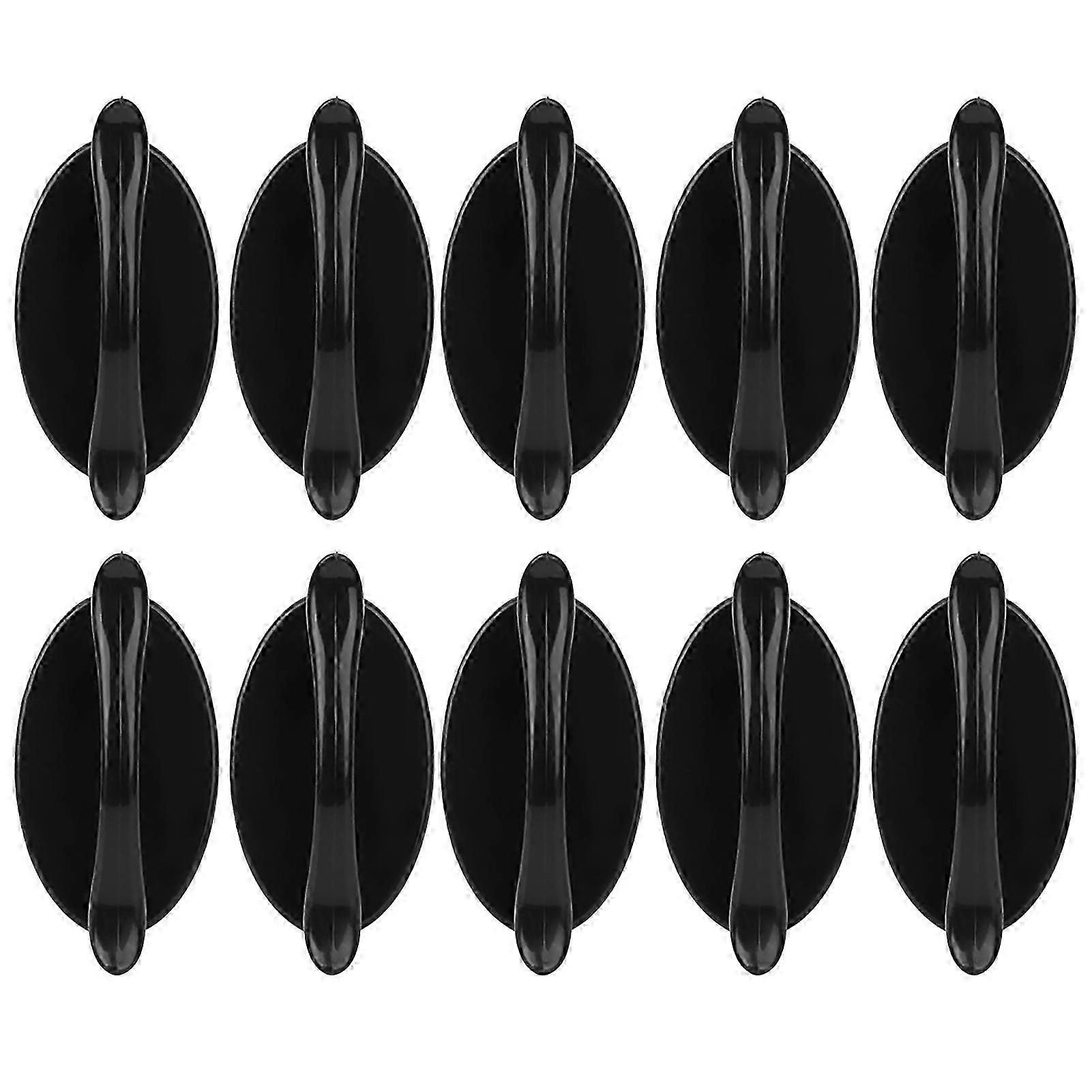 10Pcs Self Stick Drawer Knobs Door Auxiliary Pull Handle for Kitchen Sliding Door Window Wardrobe Cupboard