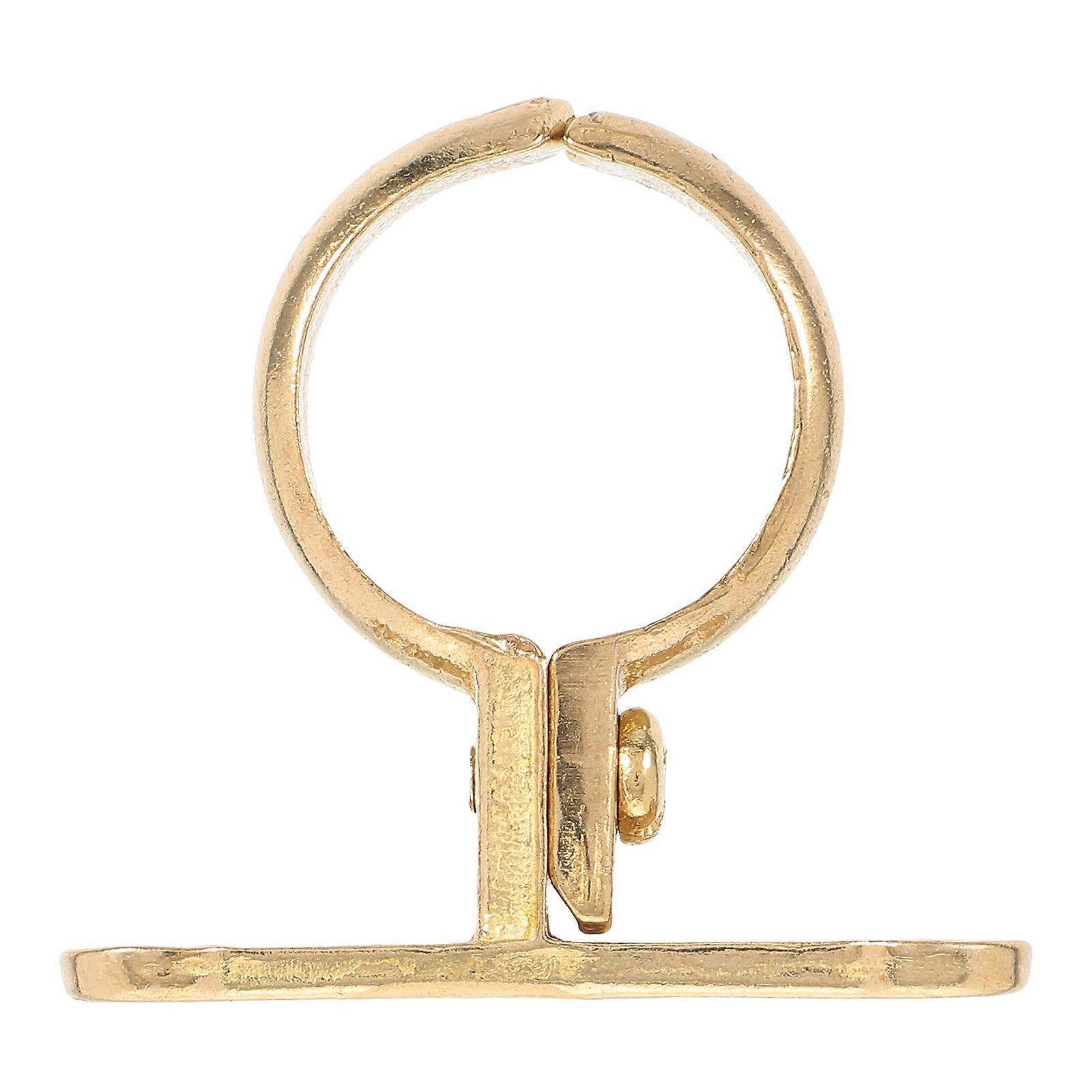 Mechanical Pipe Hanger Clamp for Plumbing Golden 5.50X5.00X1.00CM Corrosion Resistance 1Set