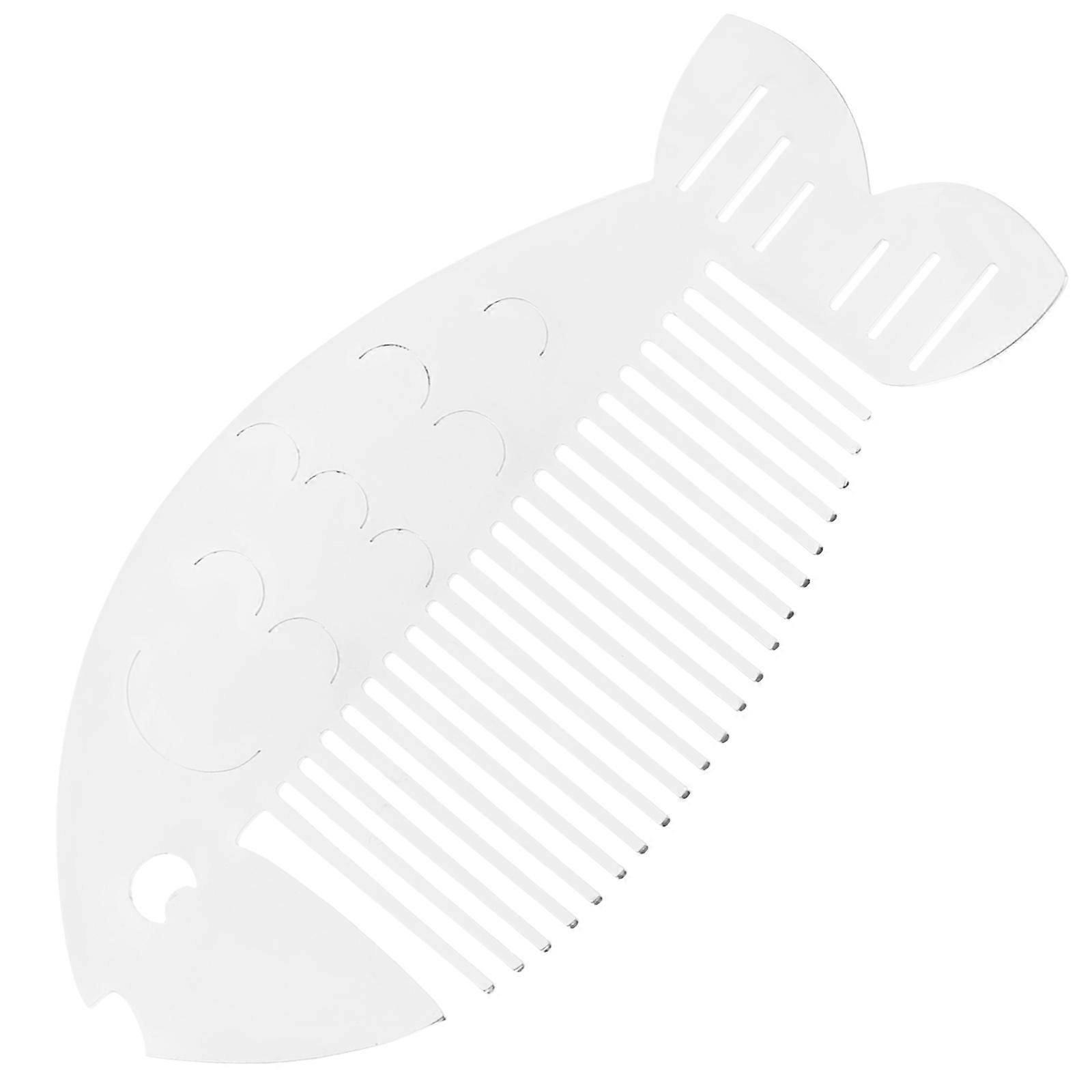 Hair Combs For Styling Fine Tooth Hair Comb Stainless Steel Scalp Protection DIY Hairstyling 1Set