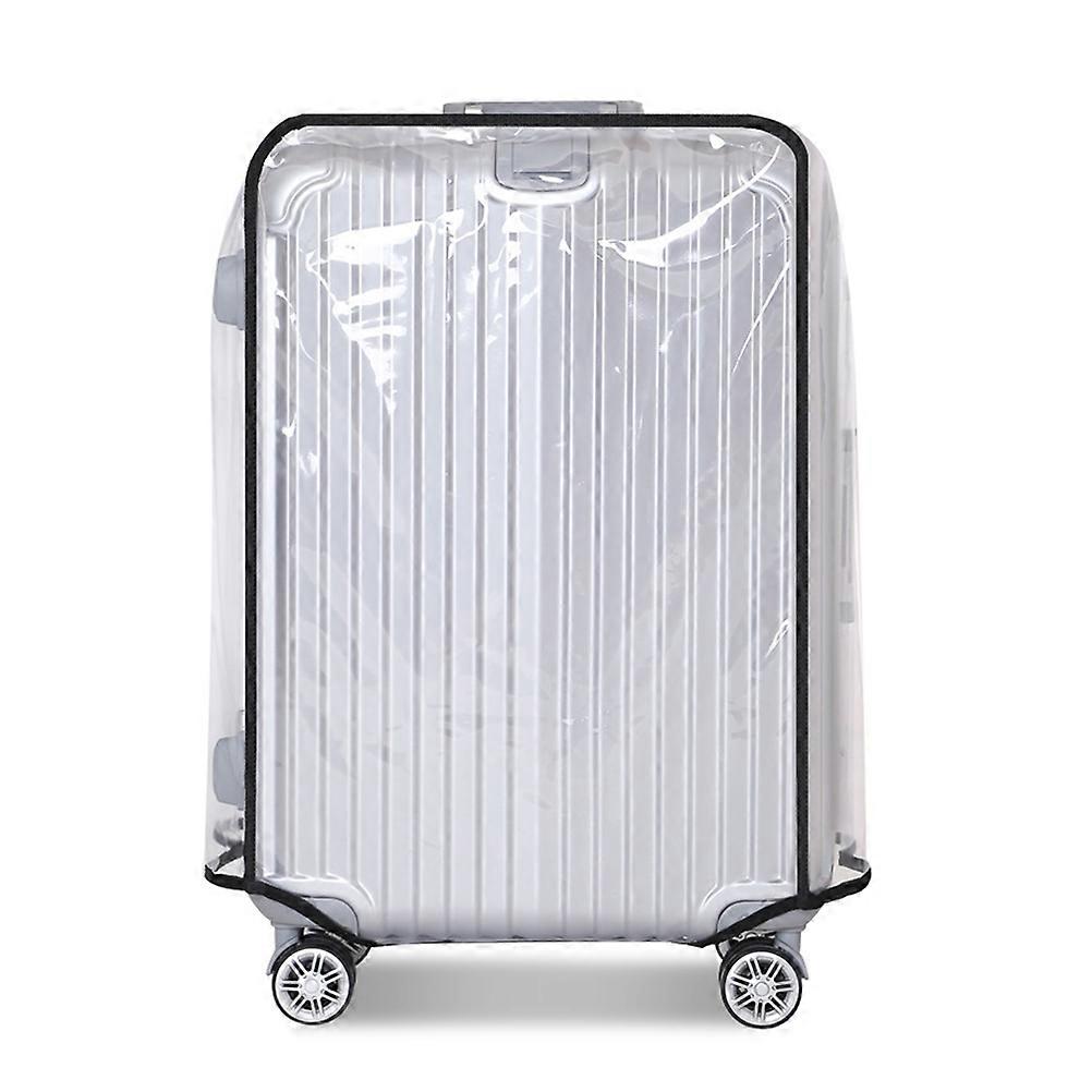 Transparent Luggage Cover for Suitcase   Dustproof Protective Bag with Easy Access Handles and Strong Adhesive Bottom for Travel and Decoration