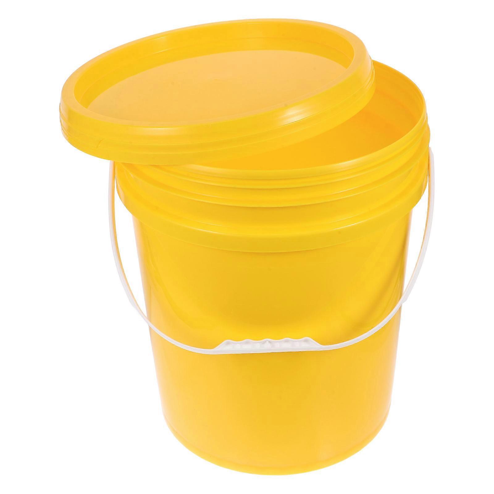 Oil Paint Bucket Storage Bucket with Airtight Lid 25L Multi-Use Plastic Pail
