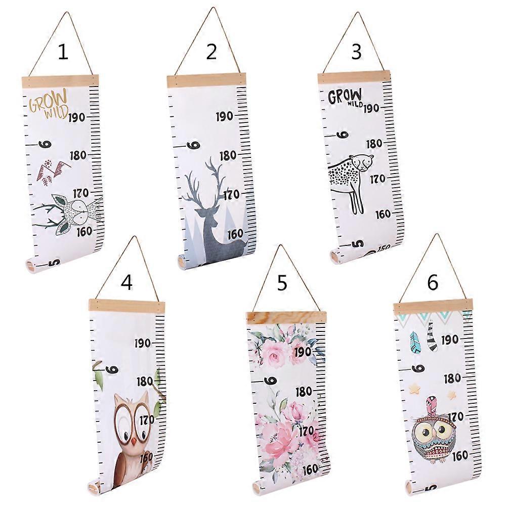 Wall Measuring Chart for Kids Teens Encourage Healthy Growth 200x21cm Minimalist Style Waterproof Technology 1 Piece