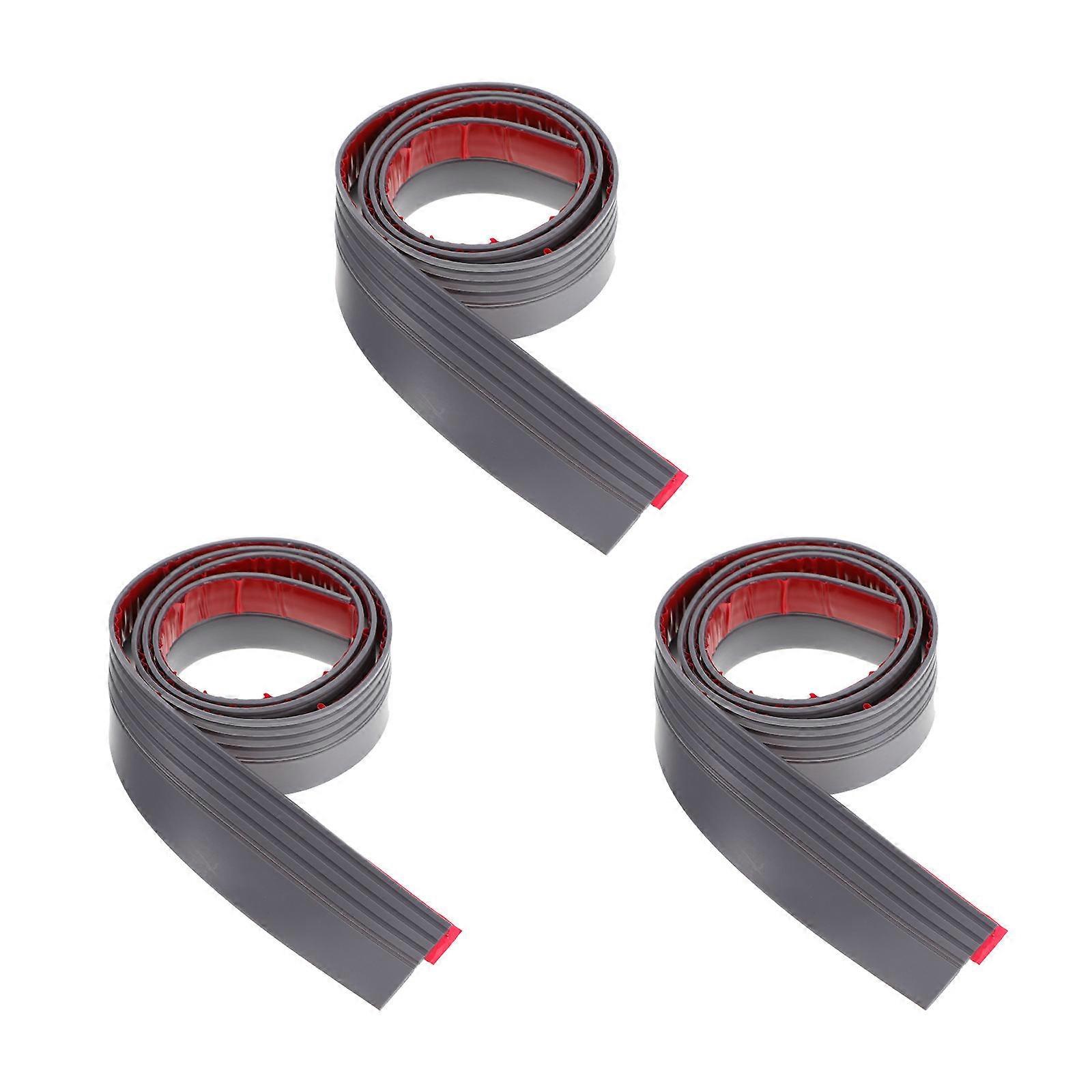 Windproof Sealing Tape Sound Proofing Weather Stripping PVC Strip Summer 35.76X1.38X0.24in Energy Saving 3Pcs