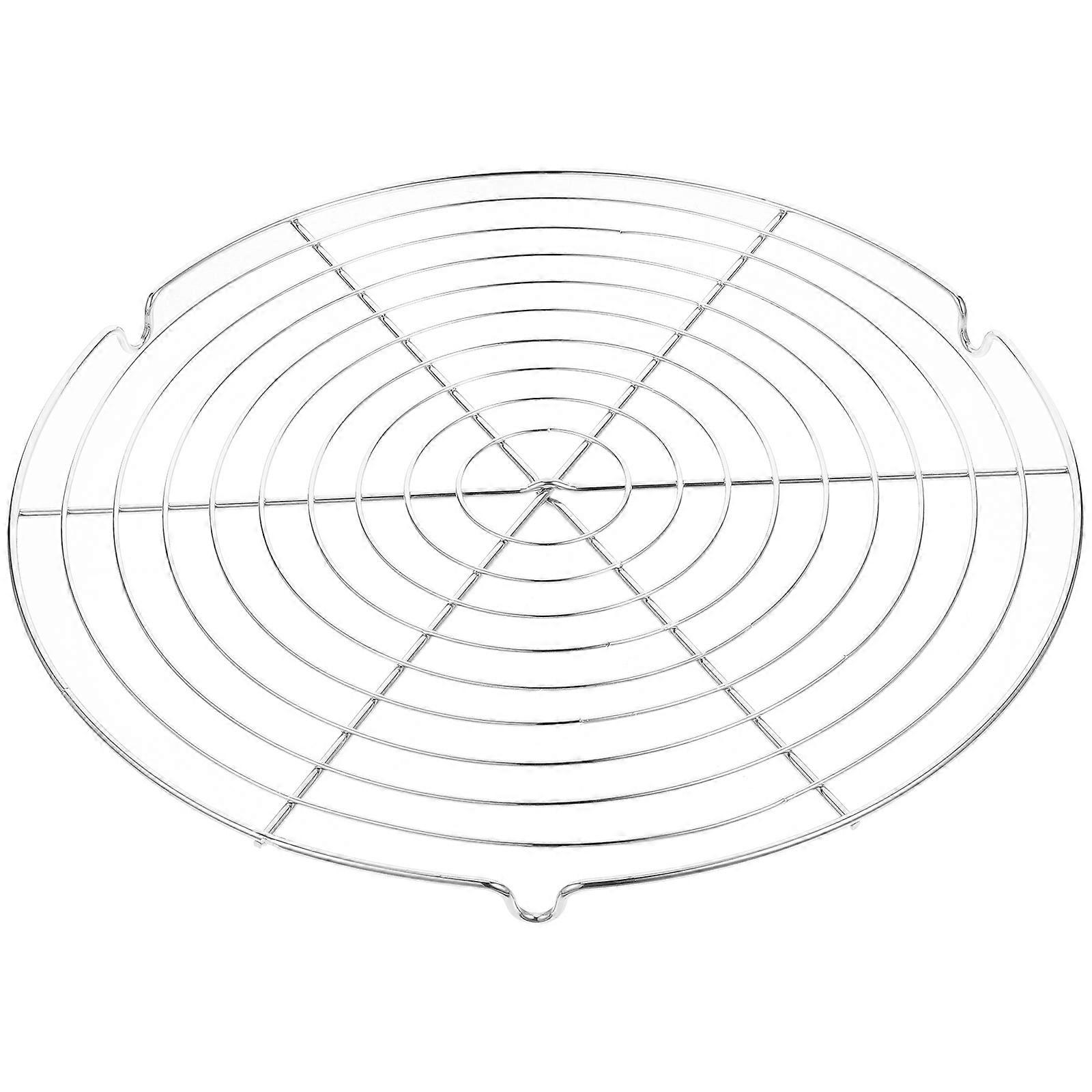 Stackable Cookie Cooling Rack 12 Inch Round Steamer Biscuit Bread Cake Cooling Wire Kettle Holder For Baking 1Set