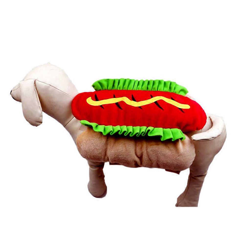 Clothes For Pet Hot Dog Design Clothes Multi-Colored Size Gathering 1Set