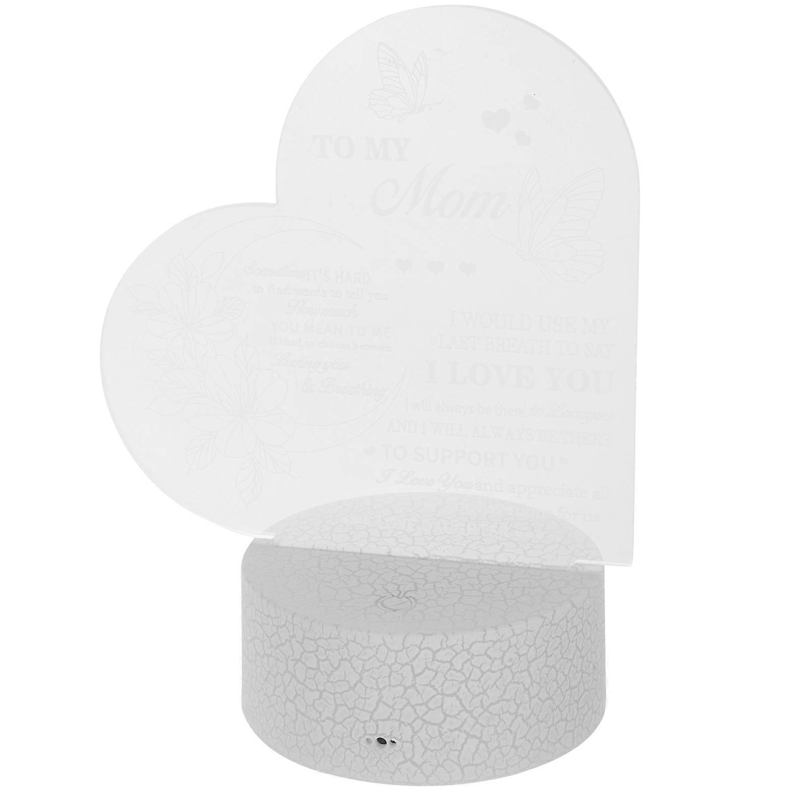 Lamp For Classroom Night Light With 3D Visual Effects Optical Acrylic Light Guide Plate 1Pack