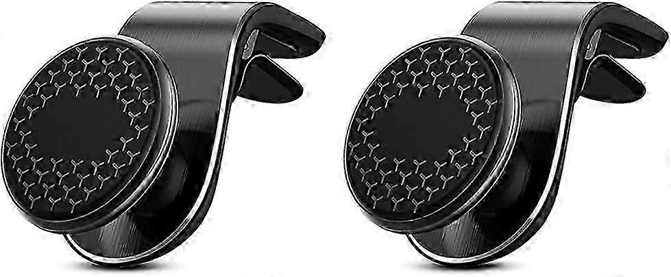 2-Pack Magnetic Cell Phone Holder - 360 Rotating Air Vent Universal