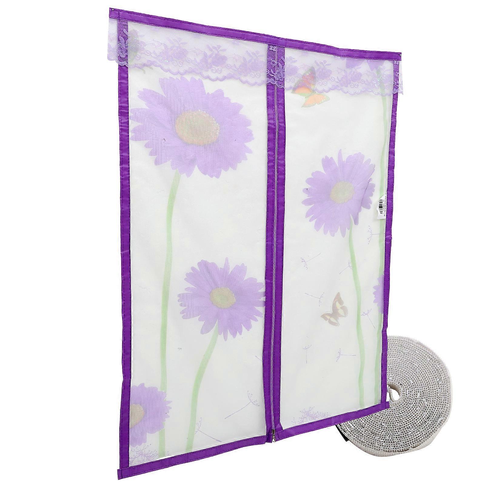 Polyester Mesh Window Screen Replacement Easy Installation Indoor Use 1Set
