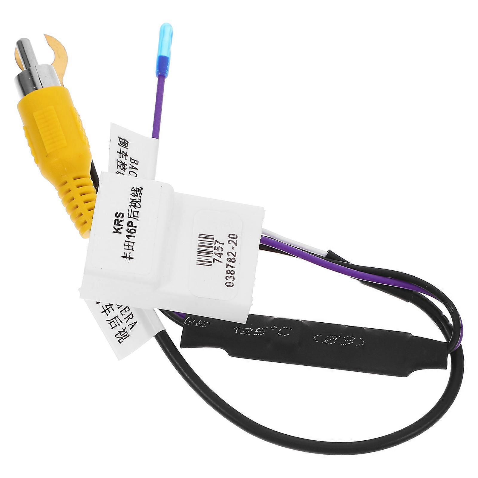 Reliable Car Dash Cam Cable for Rear View Backup Camera Durable, Easy Installation, Video Signal Transmission