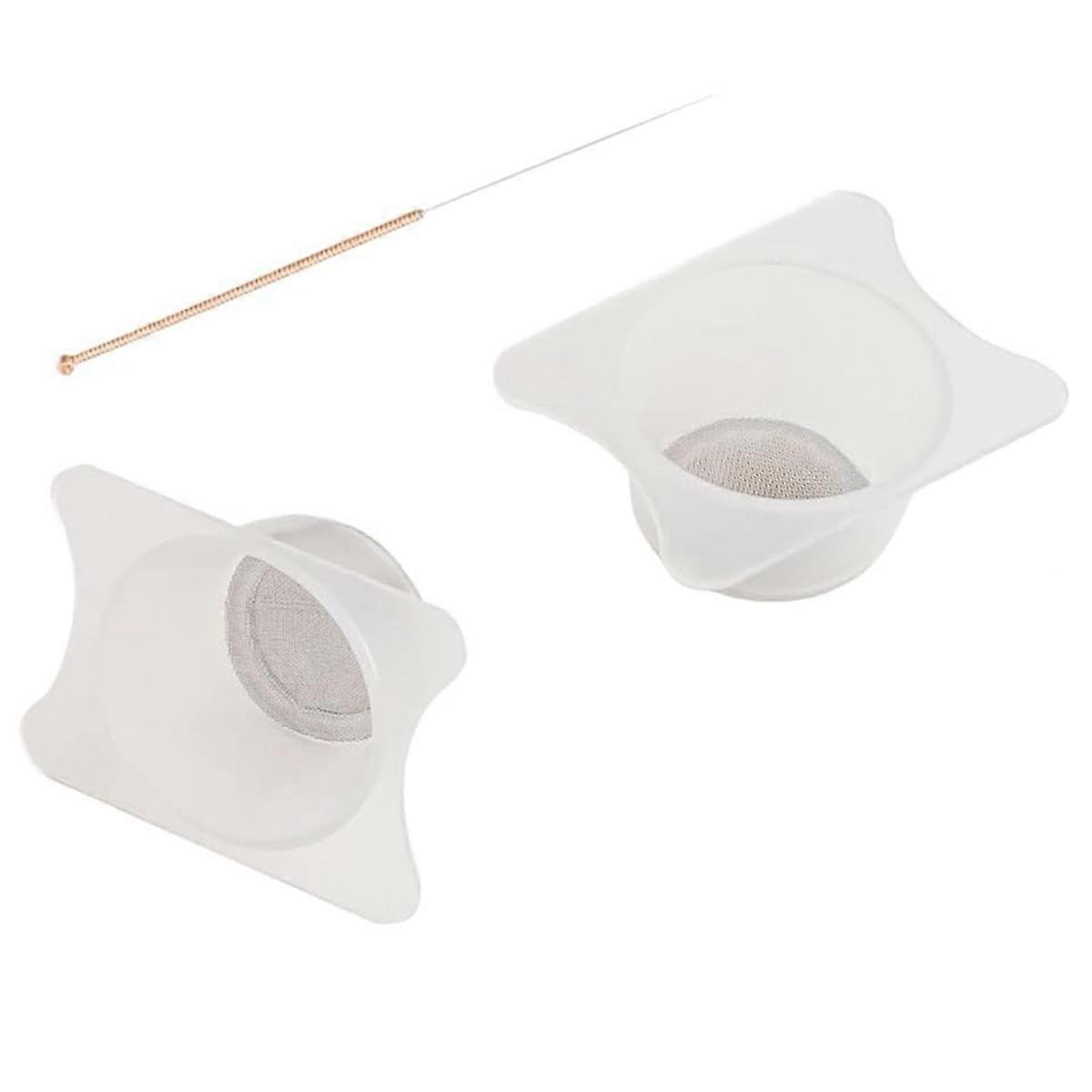 Airbrush Filter Cup, 2Pcs Airbrush Special Paint Filter Cup with 0.3mm Airbrush - Needle for Paint