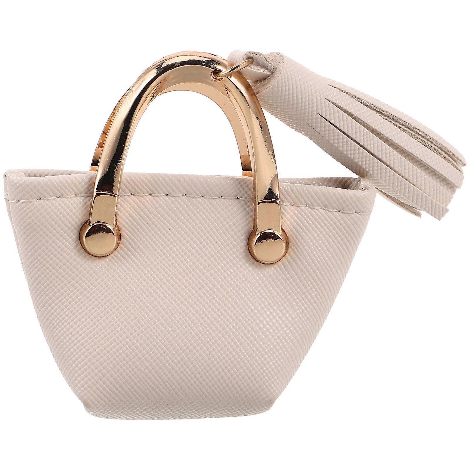 Doll Handbag Miniature Purse For Children Soft And Comfortable Imaginative .8X2.8X1.4in 1Pcs
