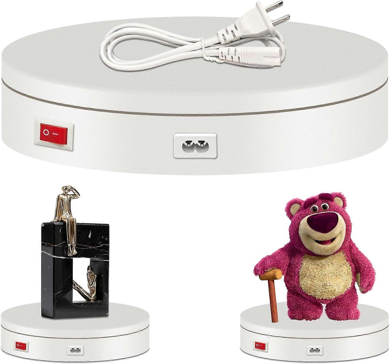 220V rotating display stand, motorized for product display & photography.