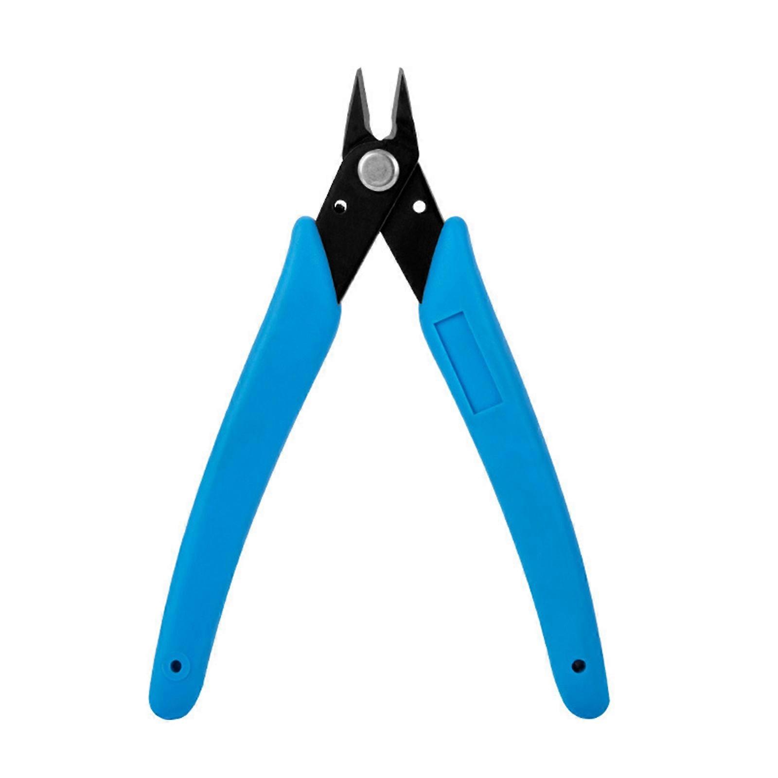 Compact Diagonal Mini Shear Wire Cutters Metal Nippers Pliers For Detailed Work In Tight Space Rhinestones Remover Tool blue