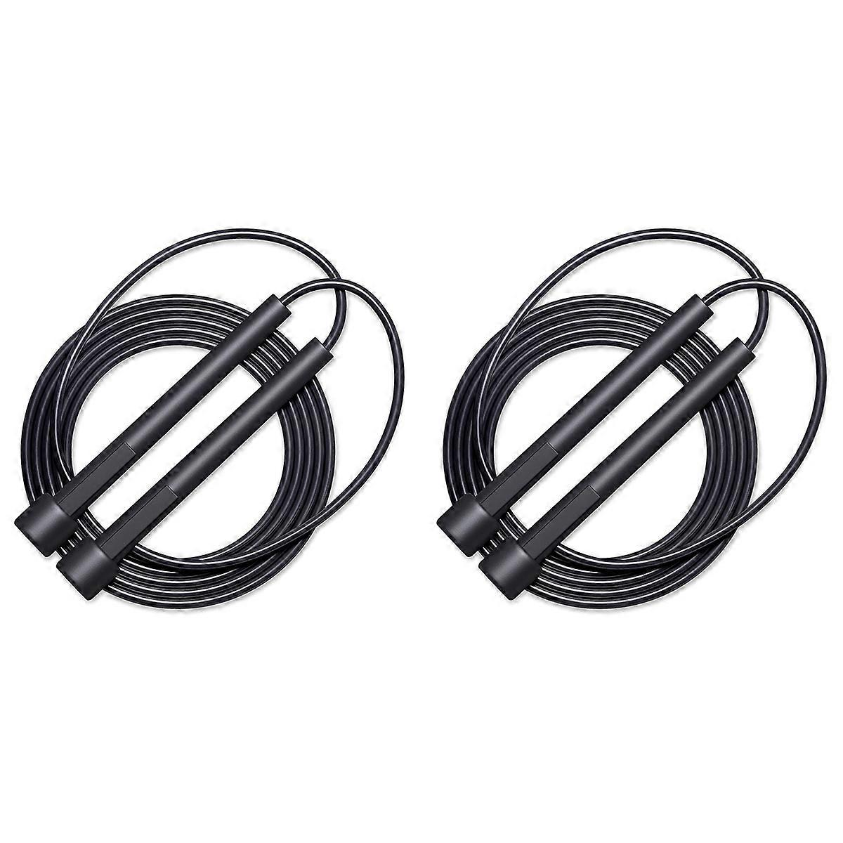 2X Jump Rope for Fitness and Exercise-Adjustable Jump Ropes with Handles Jumping Rope for Workou