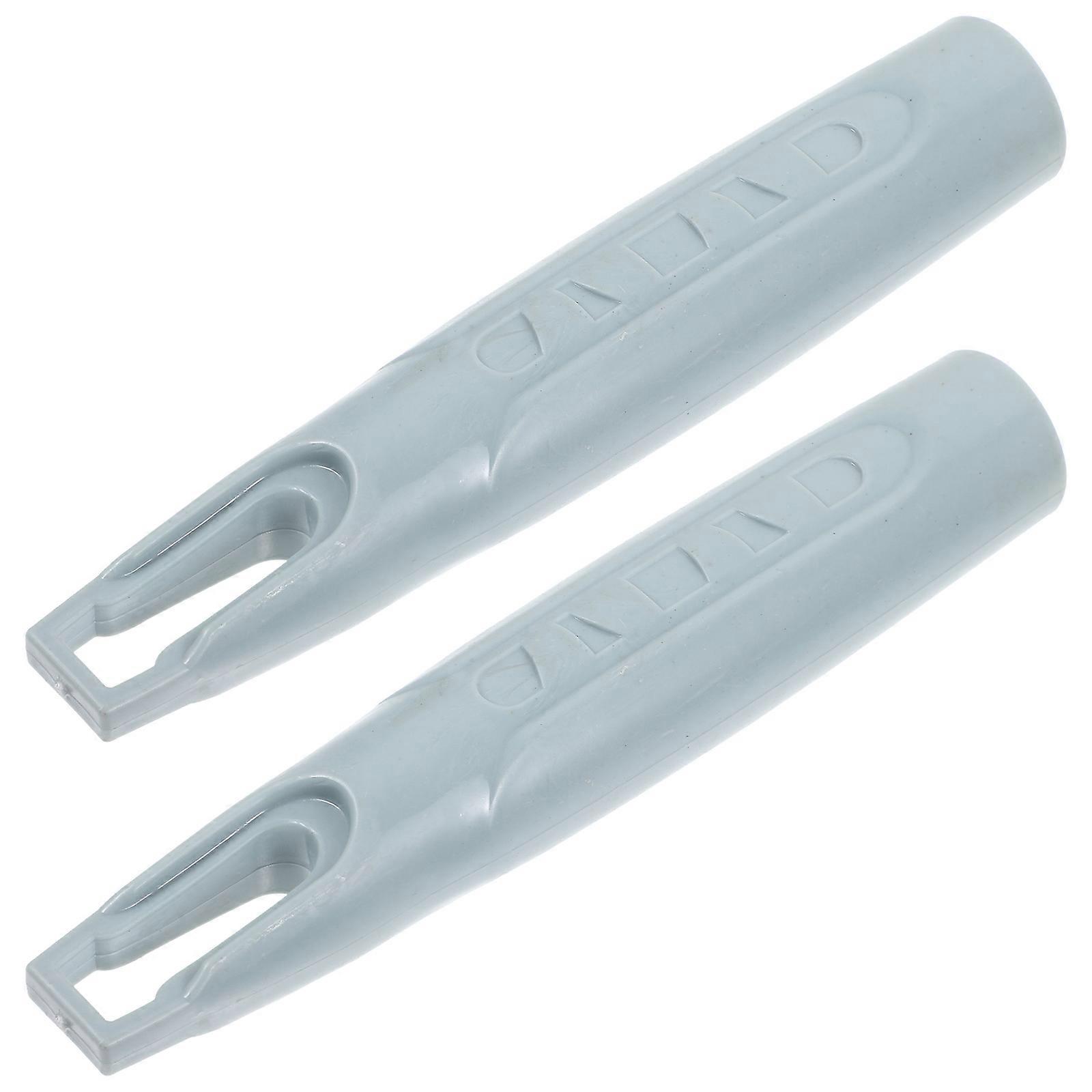 Handtag Grepp För Sopning Kvast Mopp Handtag Ändlock Hushållsrengöring 13.00X1.90X1.90CM Ergonomiskt Grepp 2st