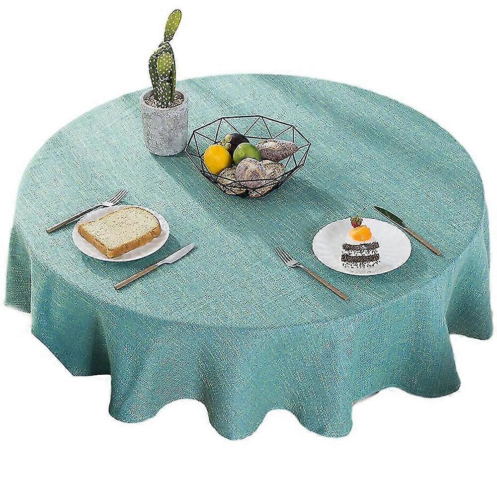 Washable Round Tablecloth Set