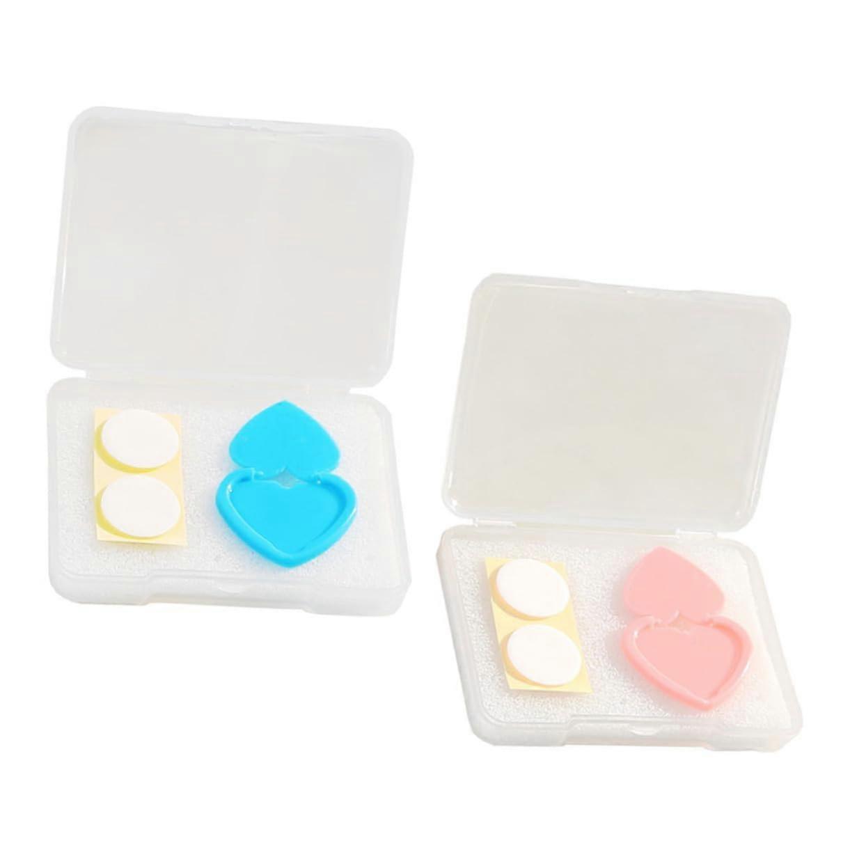 Button Cover Push Button Tool Lightweight Cushion Cover for Diamond Art Light Pad Protection, Plastic Base, Pack of 6