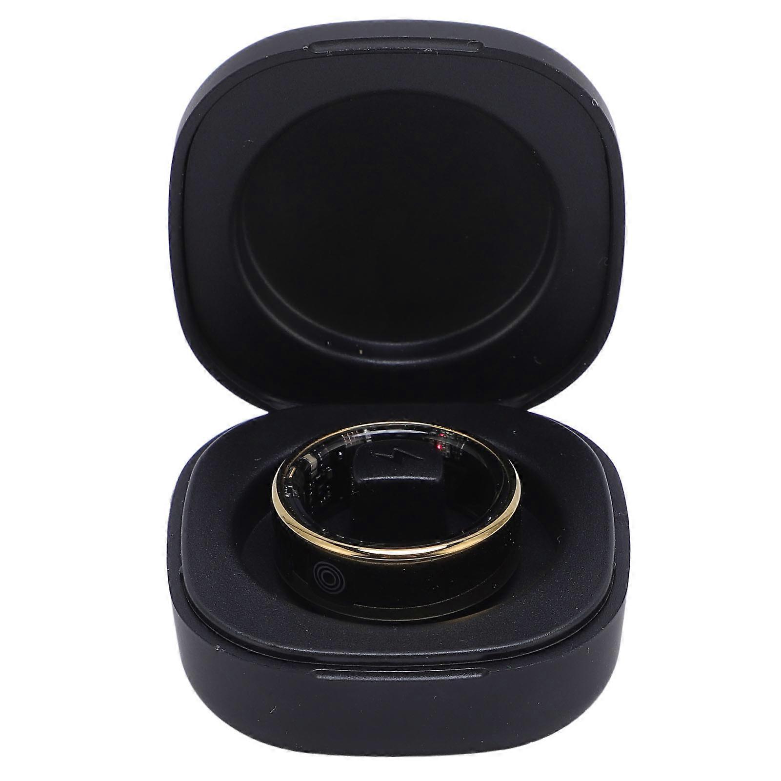 Smart Ring Touchscreen: IP68 Waterproof, Multi-Sport Modes, Fitness Tracker, Size 11