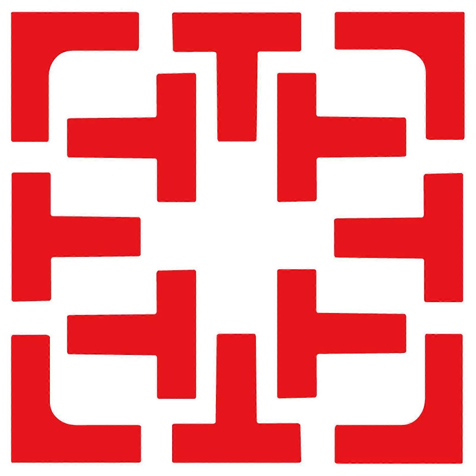 Temporary markings, marking tool, throw marker, easy to use, red.