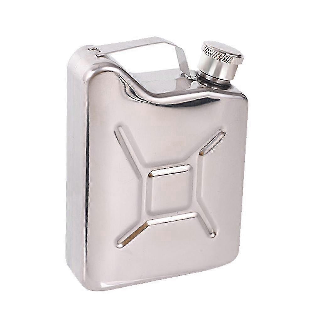 Portable 5oz Stainless Steel Hip Flask for Liquor in Jerry Can Shape