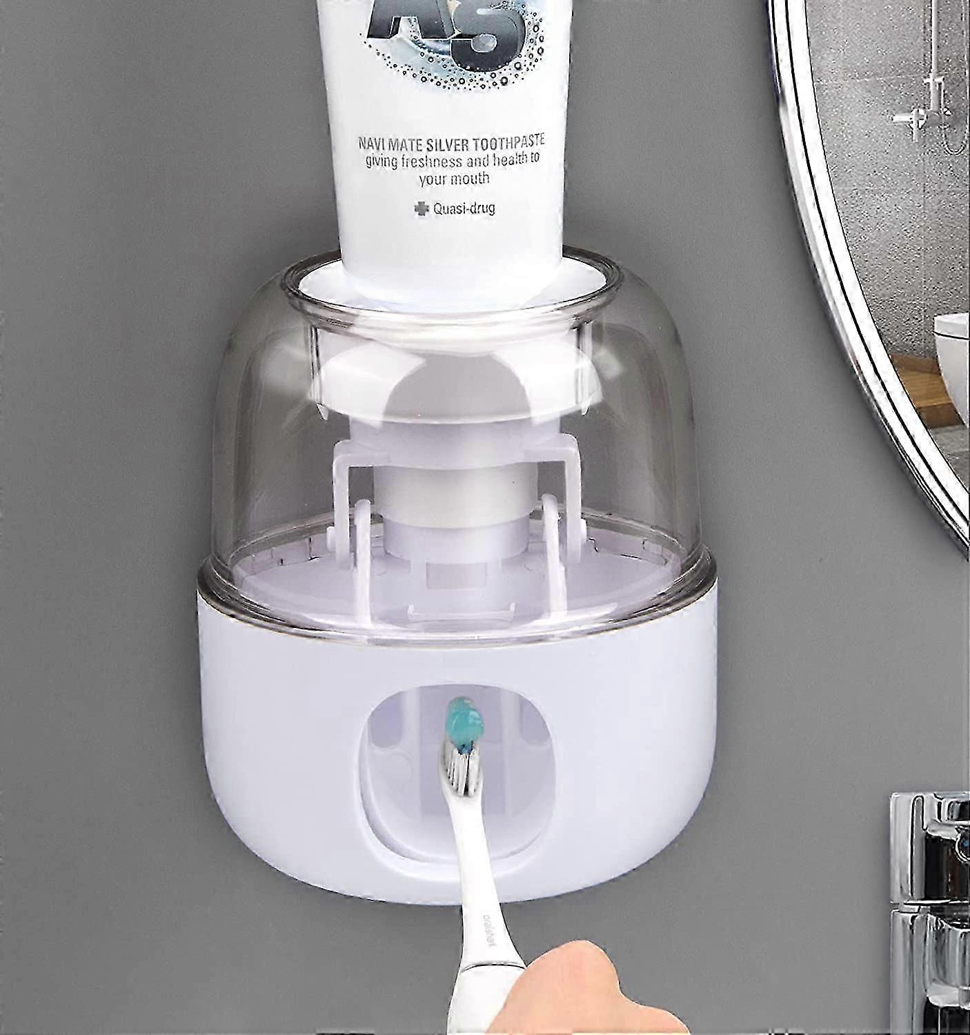 Wall-Mounted Automatic Toothpaste Dispenser for Kids Hygiene