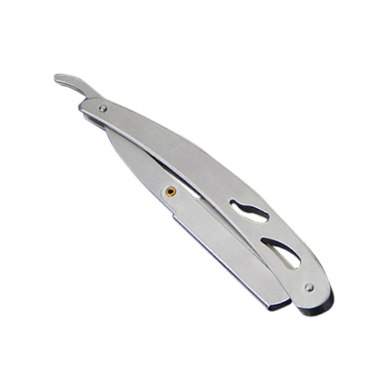 1 Piece Vintage Foldable Razor Holder for Shaving for Men, for Salon and Home Use, Blade