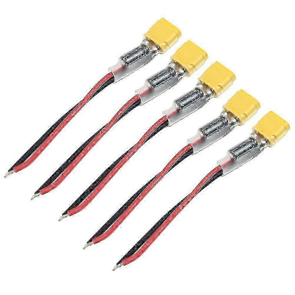 5PCS Silicone XT30 Plug Connector Power Cord with Capacitor for Sailfly-X RC FPV D