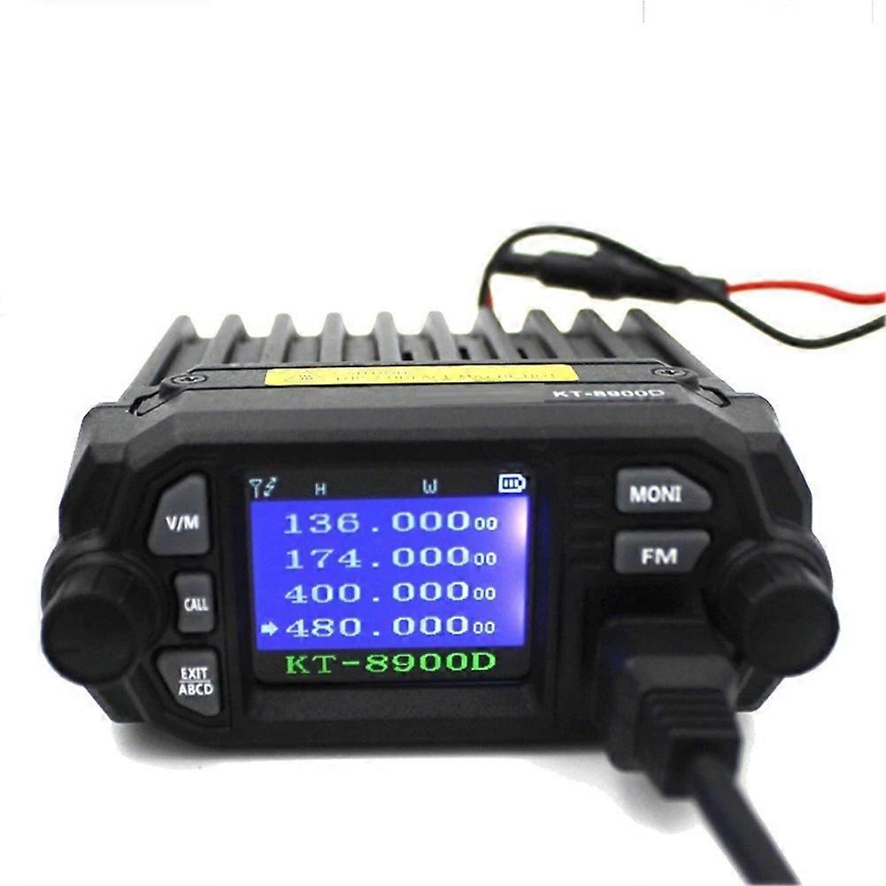 Top KT-8900D 25W Dual Band Quad Display 136-174and400-480MHz Large LCD Display Mobile Radio KT8900D(A)