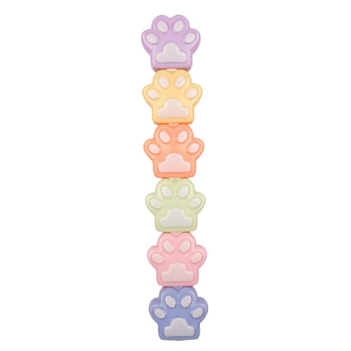 Kawaii cat paw highlighters for school and DIY scrapbooking