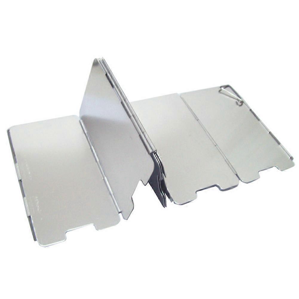 Outdoor Picnic Windshield Mini 9 Piece Stove Head Windshield Camping Windshield