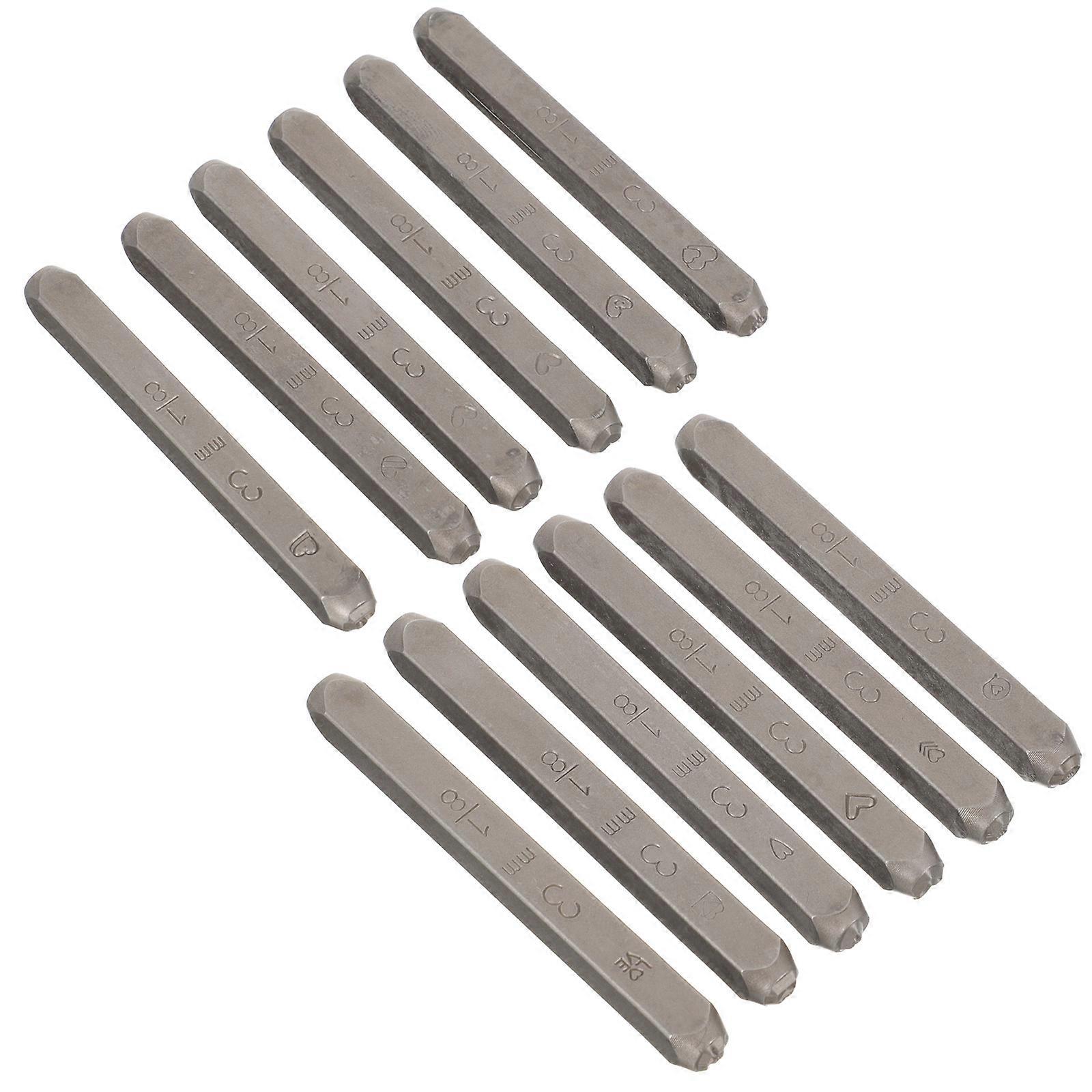 High-End Steel Stamping-Out Tools For Craft Enthusiasts Diy Projects 7.2x3cm Engraving 12Pcs