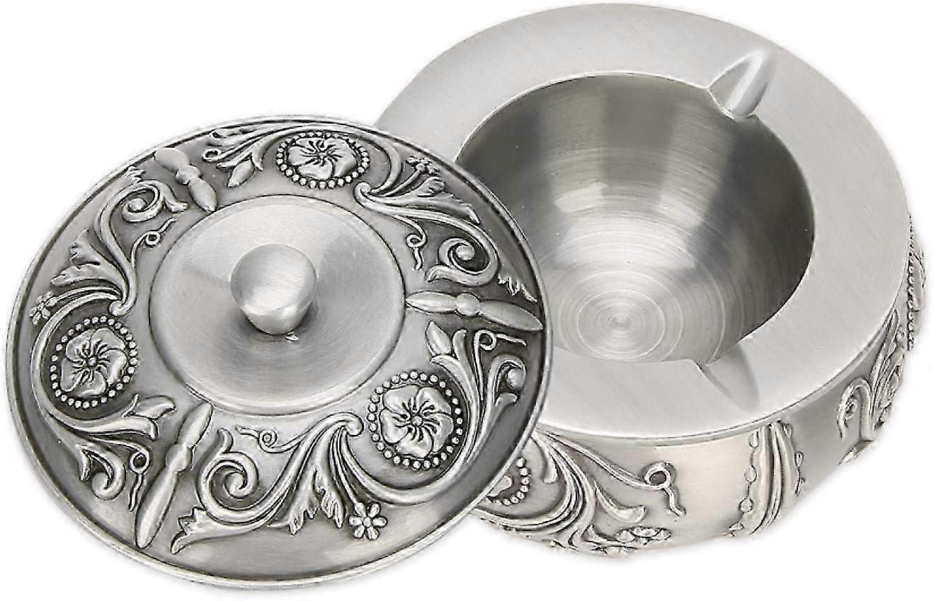 Windproof Bar Ashtray - Stylish Cigarette Ashtray for Office Decoration & Living Room Craft Gift for Men