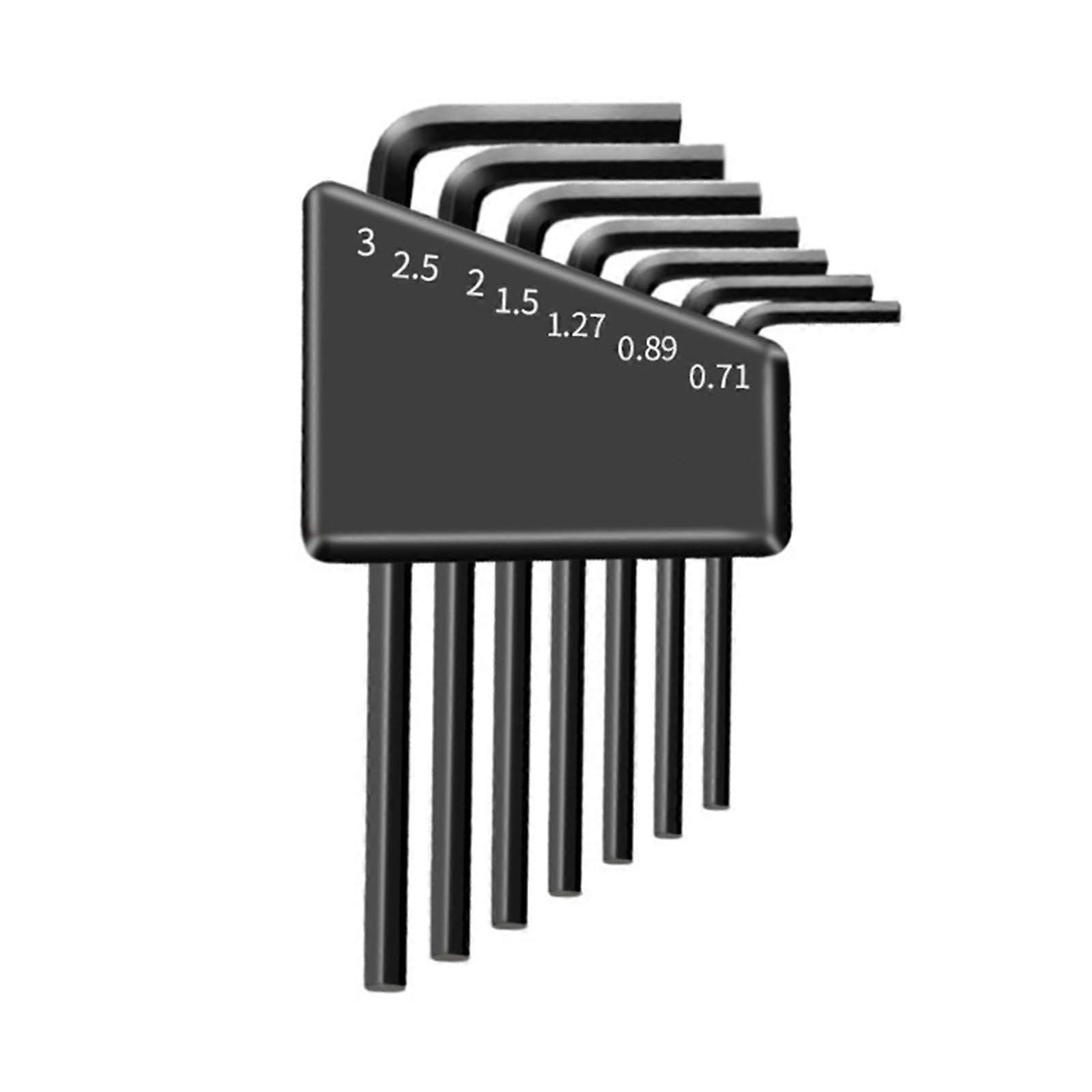 7/9-Piece Allen Key Set, Double-Ended Allen Keys, T-Handle Wrenches, Metric Sizes, Industrial-Strength Hand Tools