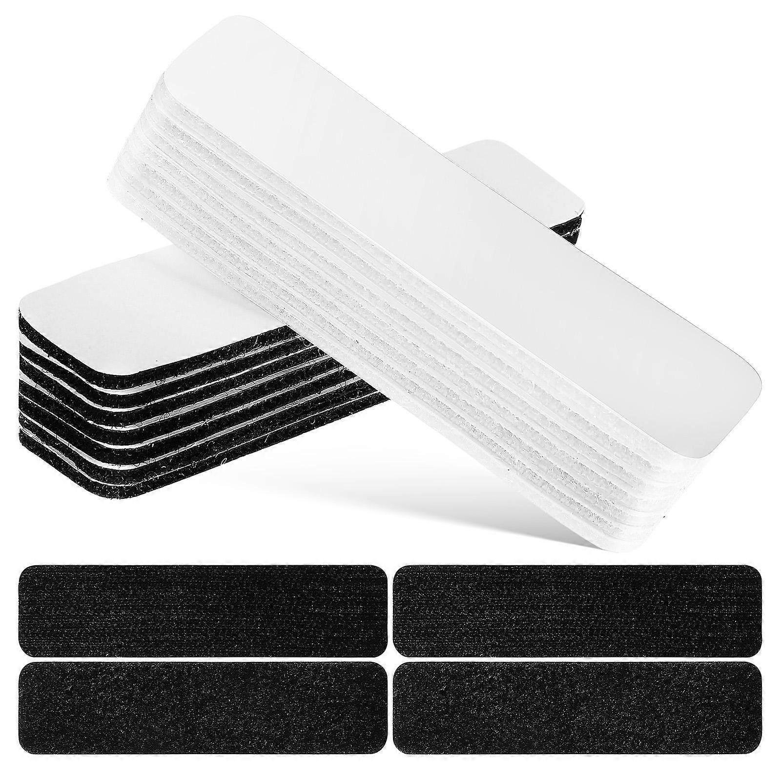 Photo Hanging Strips Hook And Loop Tapes Home Use Black Backing 48Pcs Strong Adhesive