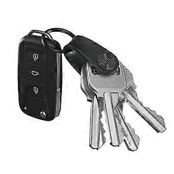Keysmart Mini Nyckelring Nyckelorganisatör Hållare Svart