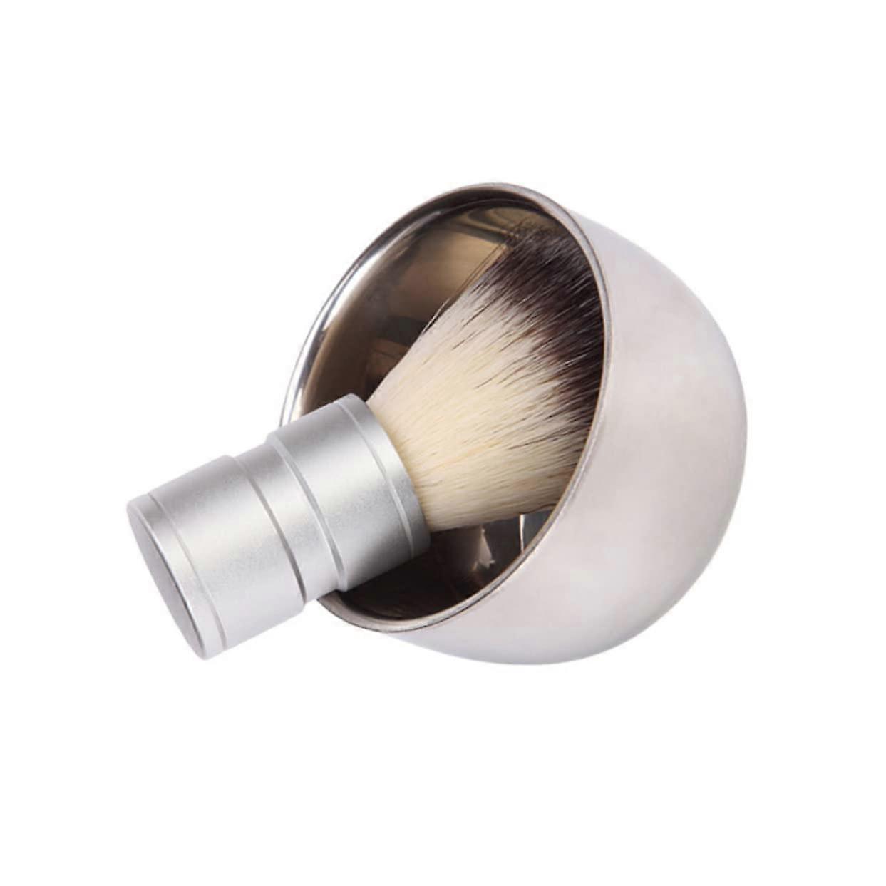 Professional Shaving Brush Set with Soap Bowl, Durable and NonSlip for Men, for Home and Salon Use, Quality Brush and Hygienic Soap Bowl