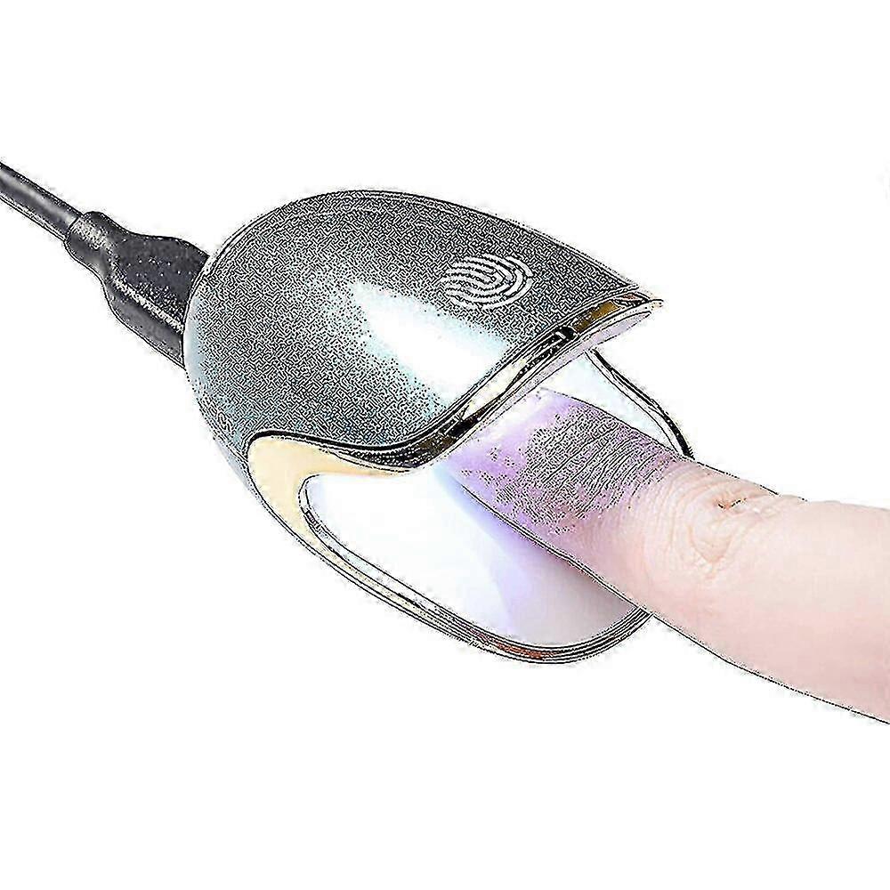 Portable Mini LED Lamp Nail Dryer 6W 3 LEDs UV Ice Lamp for Drying Gel Polish Manicure Tools