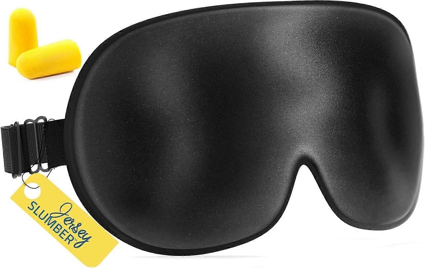 100% silk sleep eye mask for a good night's sleep | Comfortable and super soft eye mask with adjustable straps | Suitable for all nap positions