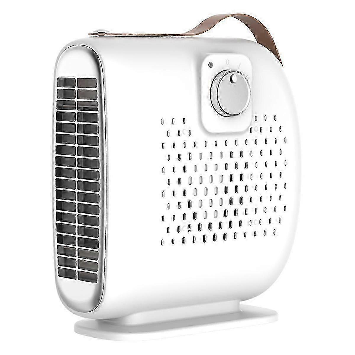 1500W Portable Electric Space Heater with PTC Rapid Heating - Automatic Constant Temperature for Home & Office Use (White, EU)