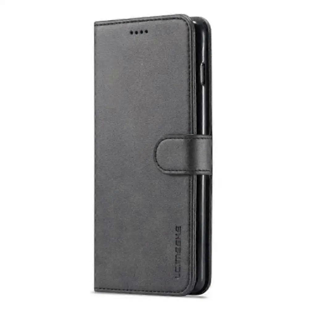 Leather Wallet Flip Case For Samsung Galaxy (black)