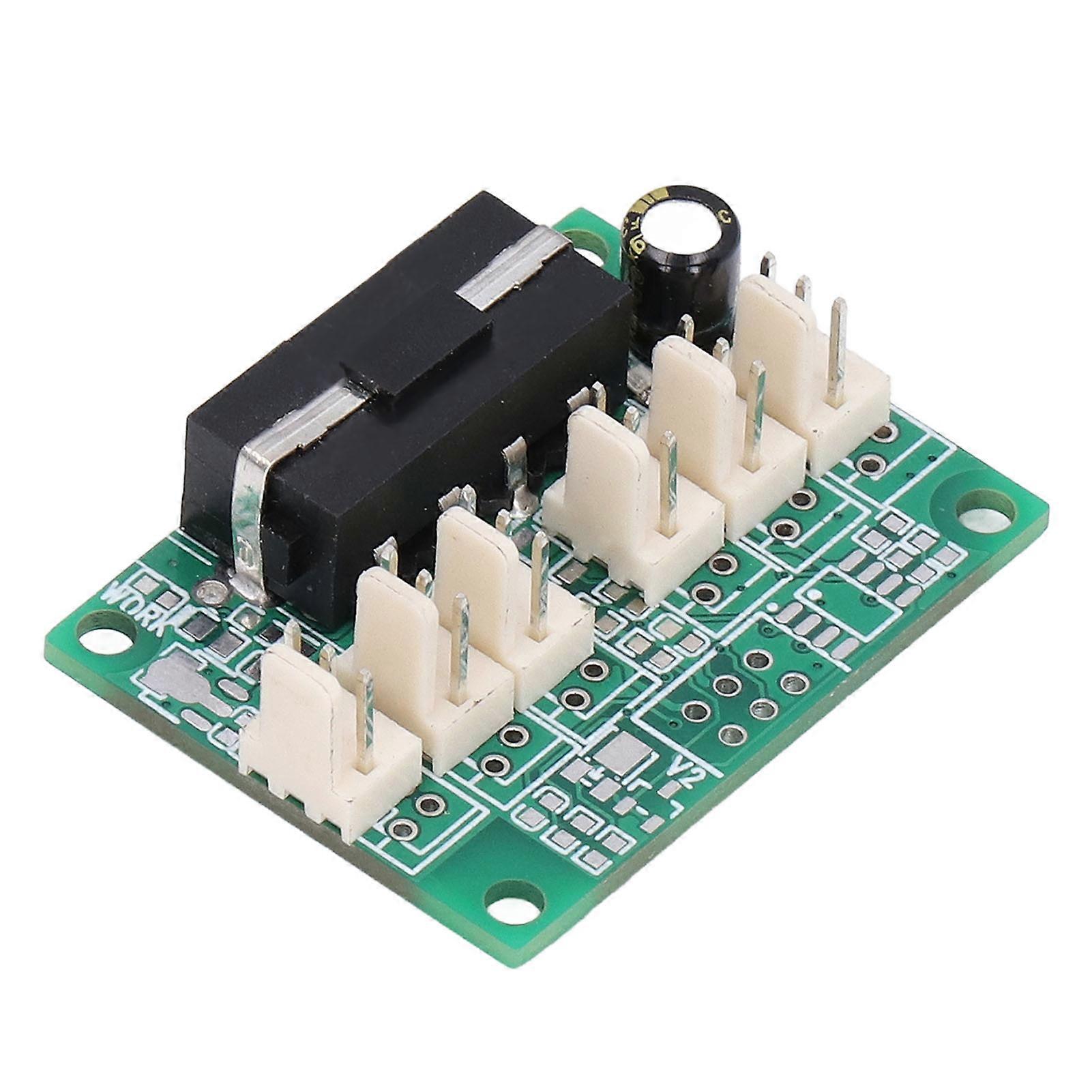 Fan Hub Adjustable Speed 2K‑50KHZ Adjustable 3Pin 2510 12V Fan Controller for Computer Industrial Case