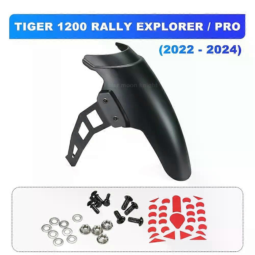 Apply Front Fender For Tiger 1200 Rally Pro 2022- Tiger 1200 Rally Explore 2022- Accessories Mudguard Extension Splash Extender