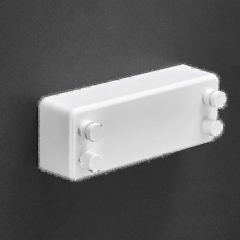 Household Telescopic Stainless Steel Clothesline Non Drill Invisible Clothes StringWhite