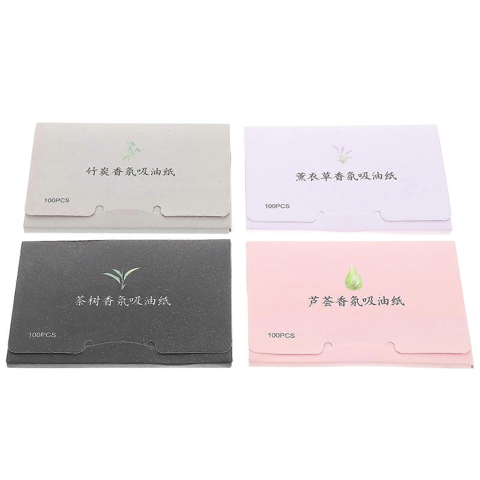 Facial Oil Control Paper Square Absorbing Sheets For Face Daily Use Flax Material 400Pcs