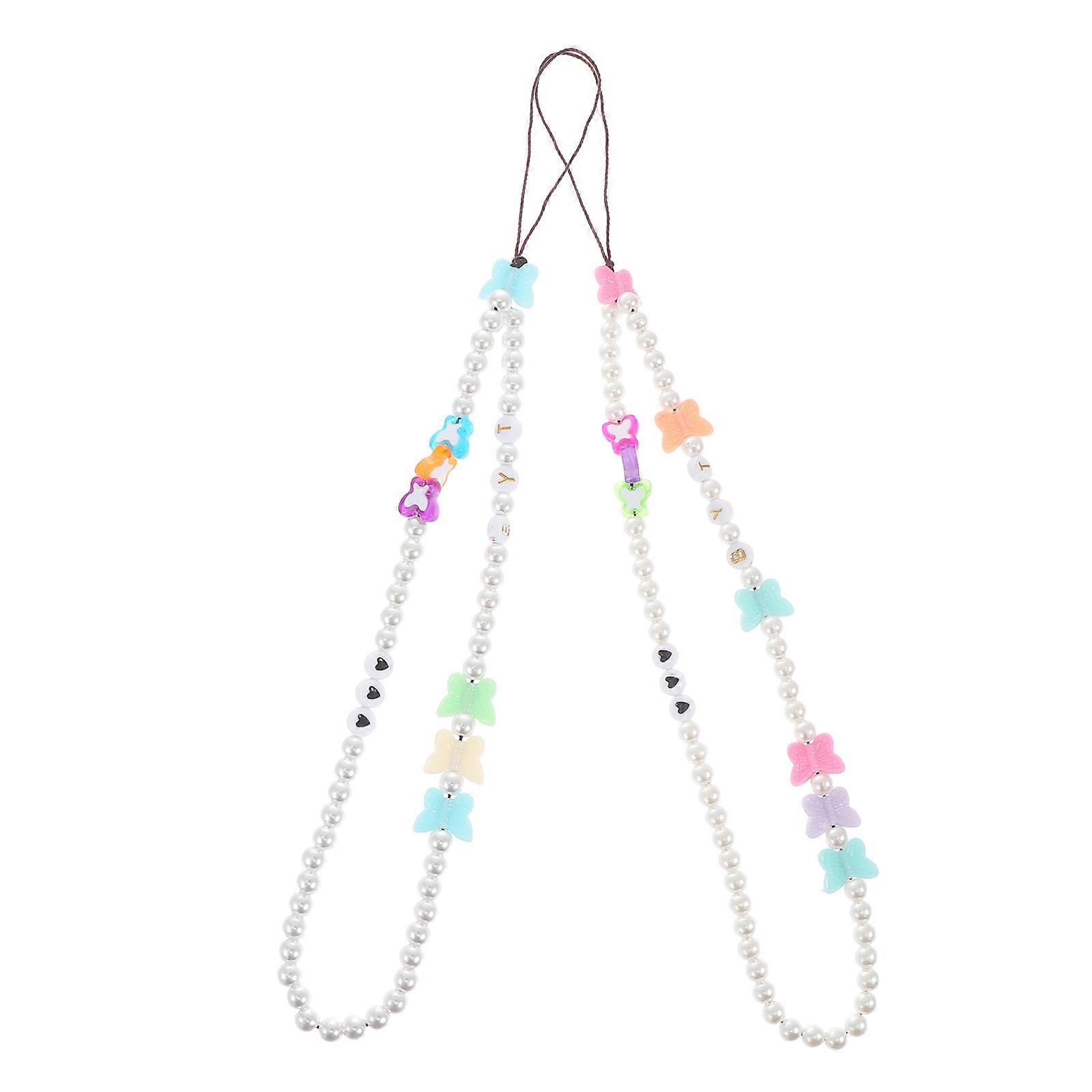 Cell Phone Pendant Mobile Phone Decoration For Small Devices Gifting Random Color Plastic Phone Charm Cute 10.22X0.79X0.47IN 2Pack