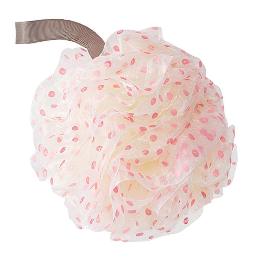 Bath Sponge Shower Loofahs Exfoliating Body Scrubber Tool Fine Mesh Dual-Sided Structure 1Pack