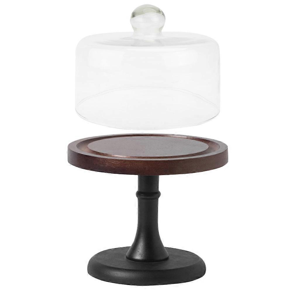 Cake Display Stand For Afternoon Tea Snack Storage Assorted Color Wood Material 1Set