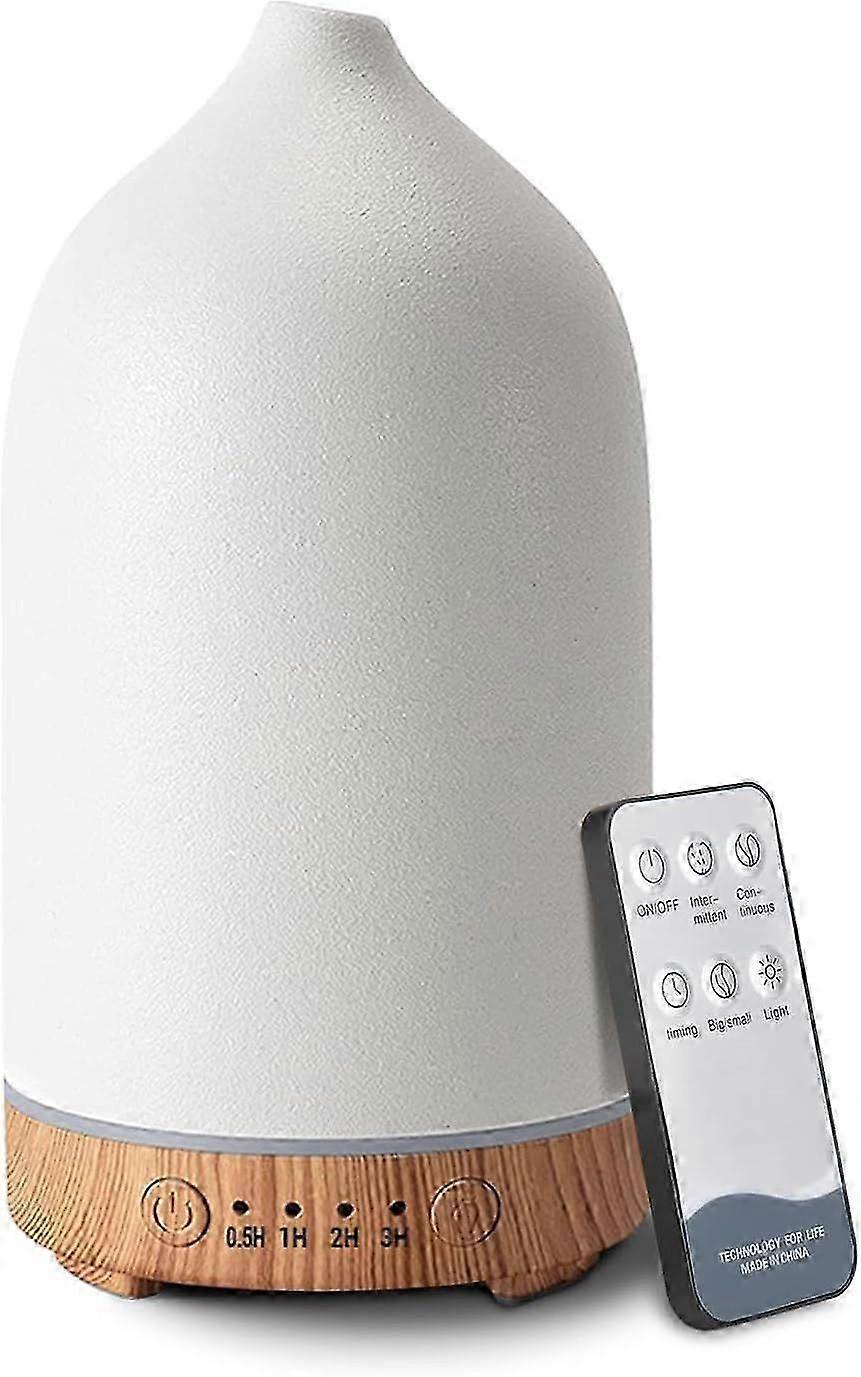 2025 Latest Model 100ml Ceramic Oil Diffuser, Ultrasonic Aromatherapy Diffuser